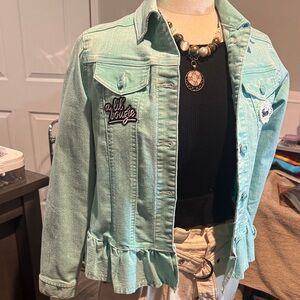 DG2 by Diane Gilman Mint Jean Jacket